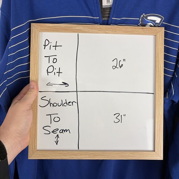 Creighton University Bluejays 1/4 Quarter Zip Pullover Sweatshirt Sz 2XL NWT - Picture 5 of 5